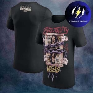 WWE Wrestlemania 42 Merch Las Vegas Rhea Ripley Playing Card Two Sided Unisex T-Shirt