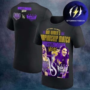 WWE Wrestlemania 42 Merch Las Vegas Rhea Ripley Vs Jade Cargill Two Sided Unisex T-Shirt
