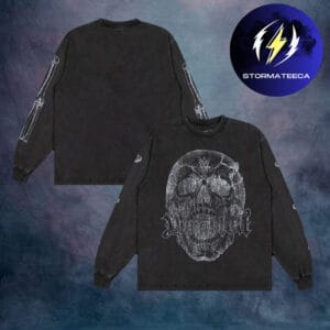 WWE x Young Blud Exclusive Merch Skull Unisex Long Sleeve Tee