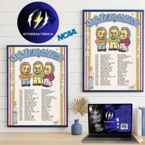 Wednesday Bleeds Tour 2026 Schedule Home Decor Poster Canvas