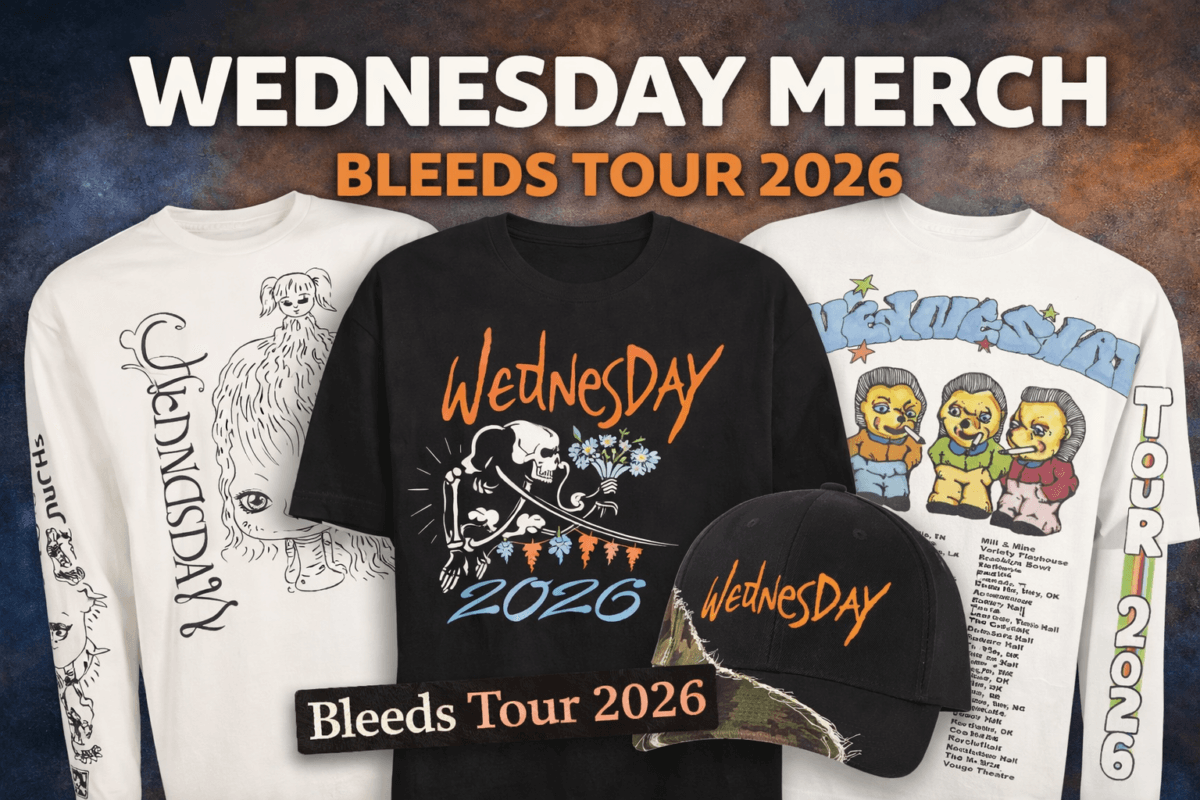 Wednesday Bleeds Tour 2026 merch