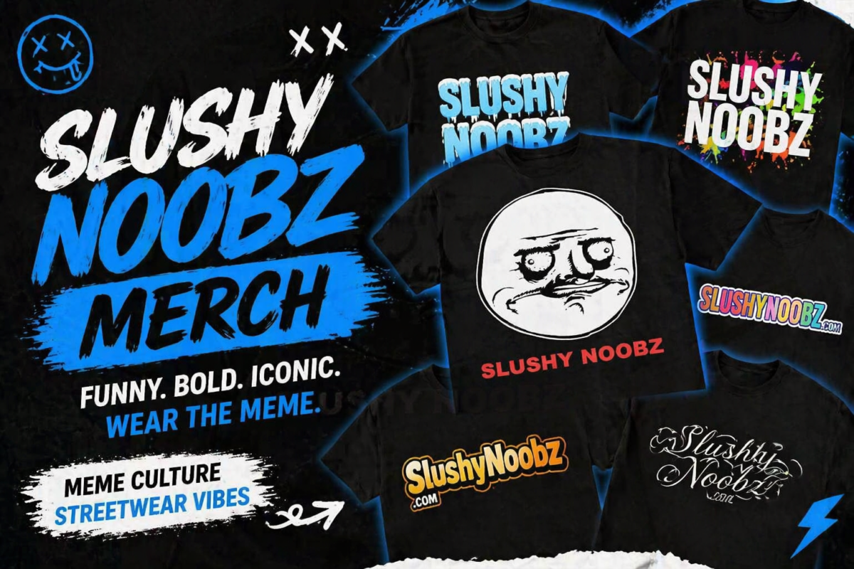 Slushy Noobz merch promo design