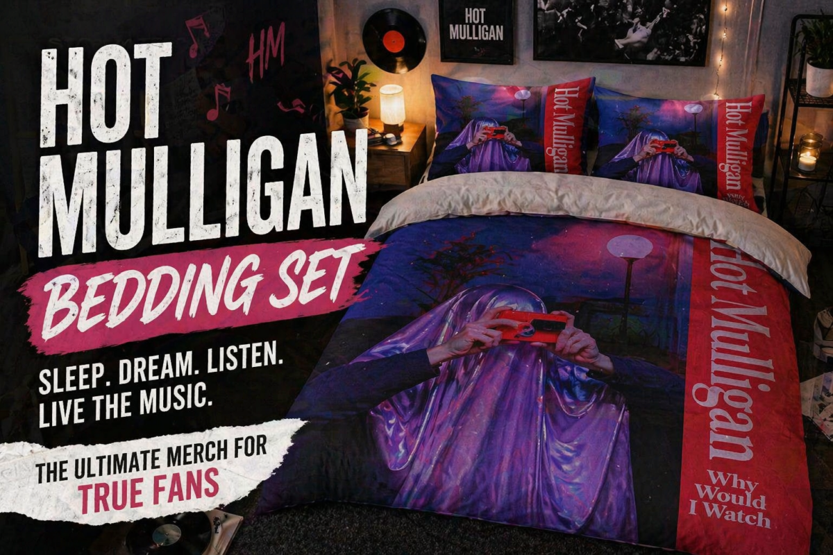 Hot Mulligan bedroom merch vibe