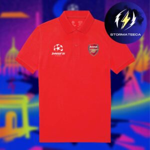 Arsenal Merch Budapest 26 UCL Final Arsenal Polo Shirt