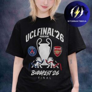 Arsenal Vs PSG UCL Finalist Budapest 2026 Graphic Unisex T-Shirt