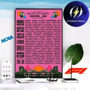 Austin City Limits ACL Music Festival 2026 At Zilker Park In Austin TX On October 2-4 9-11 2026 Line Up Home Decor Poster Canvas