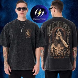 Bad Omens Merch Spring 2026 Collection The Watcher Left For Good Two Sided Washed T-Shirt