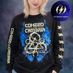 Coheed And Cambria Merch This Is Our War Tour 2026 Dragonfly Graphic Unisex Long Sleeve Shirt