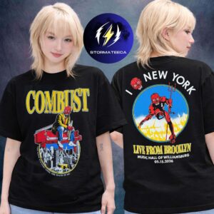 Combust Band Event Tee Live From Brooklyn At Music Hall Of Williamsburg On May 15 2026 Two Sided Unisex T-Shirt