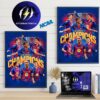 Laliga 2025 2026 Champions Is FC Barcelona Home Decor Poster Canvas