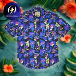 Disney Darkwing Duck The Duck Night The Disney Afternoon RSVLTS Collection Summer Hawaiian Shirt