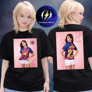 FC Barcelona x Olivia Rodrigo x Spotify Nike Logo The Kit The Colors The Dream Two Sided Unisex T-Shirt
