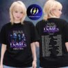 Jiluka Merch World Tour 2026 Devils USA Tour Dates Two Sided Unisex T-Shirt