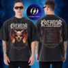 Metallica M72 World Tour 2026 European Line Watch Out Its Metallica Two Sided Washed T-Shirt