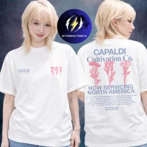 Lewis Capaldi North American Tour 2026 CCC White Two Sided Unisex T-Shirt