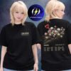 Olivia Rodrigo The Unraveled Tour 2026 Swing Embroidered Oversized Black T-Shirt