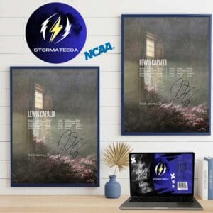 Lewis Capaldi North American Tour 2026 With Signed Home Decor Poster Canvas