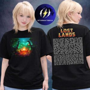 Lost Land Festival 2026 At Legend Valley OH On September 18 19 20 2026 Line Up Two Sided Unisex T-Shirt