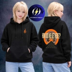 Louis Tomlinson Merch How Did We Get Here UK EU Tour 2026 Logo Two Sided Hoodie Shirt