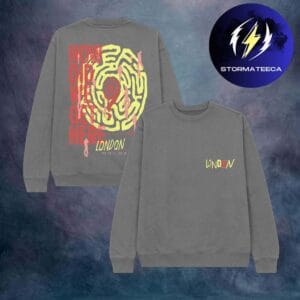 Louis Tomlinson Merch How Did We Get Here UK EU Tour 2026 London Exclusive Charcoal Two Sided Sweater Shirt