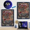 Metallica x Fan Cards Crew Skeleton Diamond Limited Edition Screen Printed Home Decor Poster Canvas
