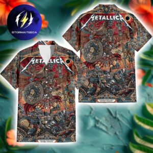 Metallica M72 Athens Pop UP Shop Limited Poster Edtion By Juan Ma Orzozco At Olympic Stadium In Athens Greece On May 9 2026 Summer Hawaiian Shirt