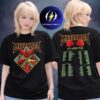 Metallica x Fan Cards Crew M72 World Tour Skeleton Diamond Two Sided Unisex T-Shirt