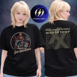 Michael Gun Kelly MGK Merch Lost Americana Summer Tour 2026 Motorcycle T-Shirt