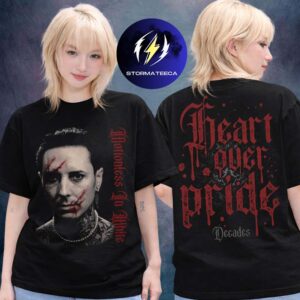 Motionless In White Merch New Album Decades Collection Ricky Decades Heart Over Pride T-Shirt