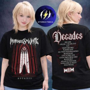 Motionless In White Merch New Album Decades Collection Tracklist Tour Dates T-Shirt