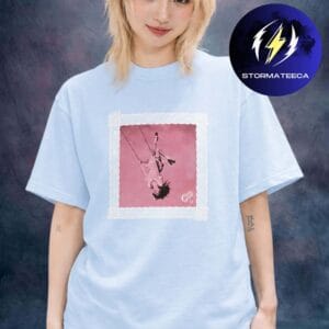 Olivia Rodrigo The Unraveled Tour 2026 Lace Album Cover Oversized Blue T-Shirt