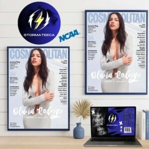 Olivia Rodrigo x Cosmopolitan Poster Cover Tribute Home Decor Poster Canvas