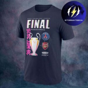 PSG Merch UCL Finalist Budapest 2026 Lifestyle Navy Unisex T-Shirt