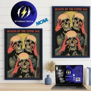 Queens Of The Stone Age The Catacombs Tour 2026 The Venue At Thunder Valley In Lincoln CA On May 1 2026 Home Decor Poster Canvas