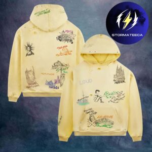 Rolling Loud 2026 All City Sketch Yellow Unisex Hoodie Shirt