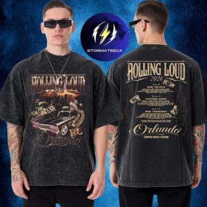 Rolling Loud 2026 Merch Donk 26 Lineup Two Sided Washed T-Shirt