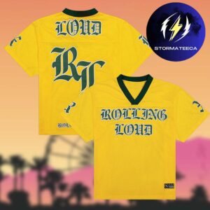 Rolling Loud 2026 Merch OE Gold Soccer Jersey