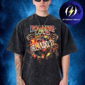 Rolling Loud 2026 Merch Universal Flames Mineral Unisex Washed Shirt