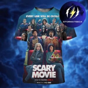 Scary Movie 6 New Poster Every Line Will Be Crossed In Theatres June 5 2026 All Over Print Shirt
