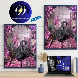 Sleep Token x Revolver Magazine Event In Arcadia Black Flamingo Edition Home Decor Poster Canvas