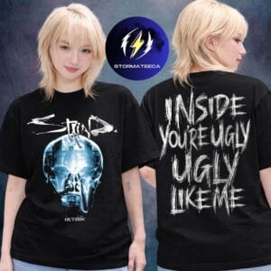 Staind Merch Break The Cycle XXV Collection Outside Two Sided Unisex T-Shirt