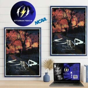 Staind Merch Break The Cycle XXV Collection Red Foid Limited Edition Home Decor Poster Canvas