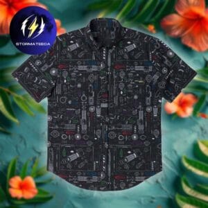 Star Wars Saber Schematics RSVLTS Collection Summer Hawaiian Shirt