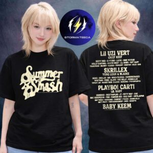 Summer Smash 2026 Merch Music Festival In Chicago IL On June 12 2026 Pain Line Up Two Sided Unisex T-Shirt