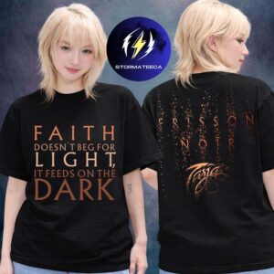 Tarja Turunen Merch New Album Frisson Noir Lyrics T-Shirt