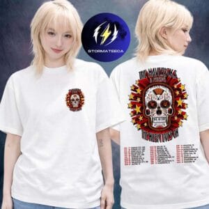 The Mavericks The Music Lives On Tour Dates 2026 Tour Two Sided Unisex T-Shirt