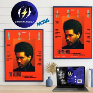 The Weeknd The Final Leg After Hours Til Dawn Asisa Tour 2026 Home Decor Poster Canvas
