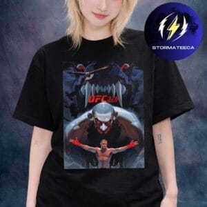 UFC 328 Series Poster Art By Ognjen Sporin The Hunt Is On Unisex T-Shirt