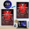 The Weeknd The Final Leg After Hours Til Dawn Asisa Tour 2026 Home Decor Poster Canvas