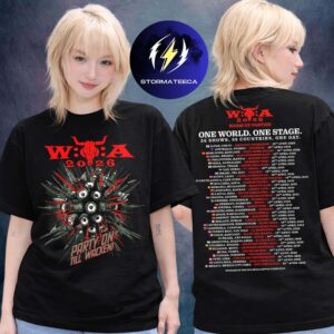 Wacken 2026 Music Festival Merch In Wacken DE On July 29 August 1 2026 Warmup City Dates Two Sided Unisex T-Shirt